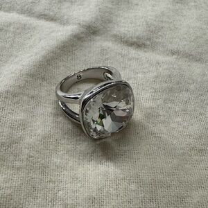 Silver Ring with Crystal Stone